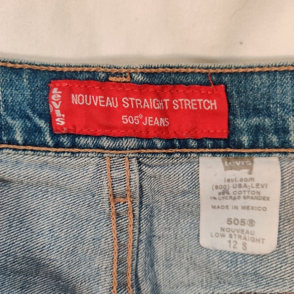 Levi's 505 Women Blue Jeans Size 12 - Picture 5 of 10